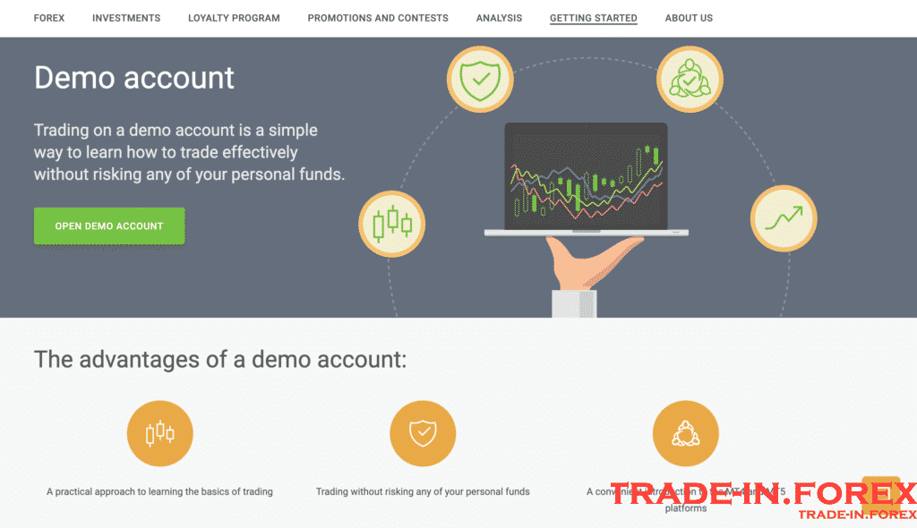 Akun demo Alpari